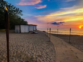 Sunset at Playa Mansita in front of the JW Marriott Guanacaste