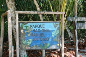 Manuel Antonio National Park Sign