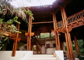 Beautiful main building at Playa Nicuesa Rainforest Lodge