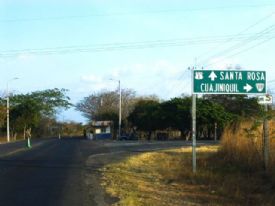 Main road to Santa Rosa, Guanacaste