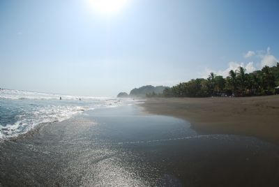 The Best Black Sand And White Beaches In Costa Rica Javi S Sunny Black Sand Beach At Playa Hermosa