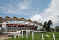 Visitors flock to La Sabana Park, Costa Rica's national stadium