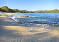 A beach full of shells at Playa Conchal