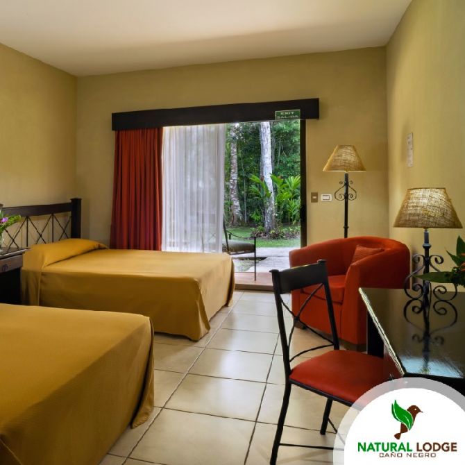 Adorable rooms at Natural Lodge Caño Negro