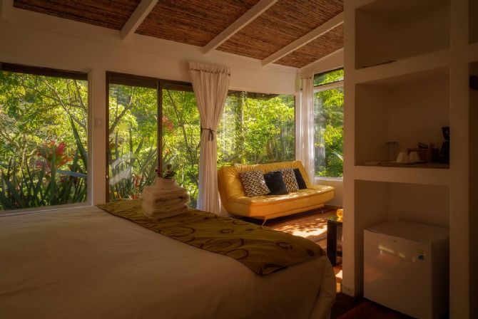 Cozy room at Quelitales Hotel