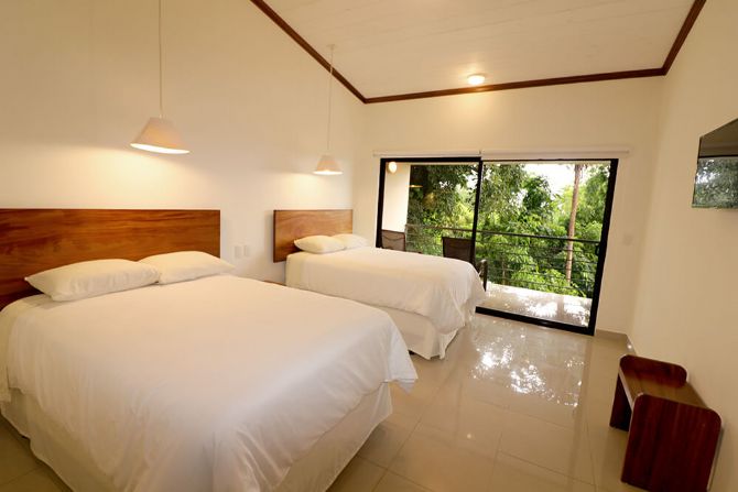 Cozy rooms at Karahe Beach Hotel