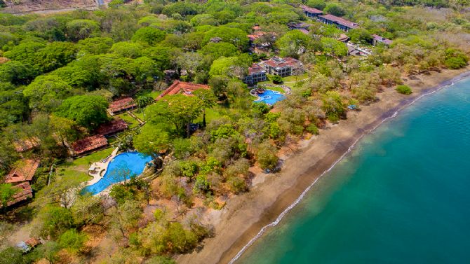 Aerial view of CC Beachfront Papagayo All-Inclusive Boutique Hotel
