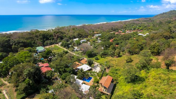 Aerial view of Fuego Lodge