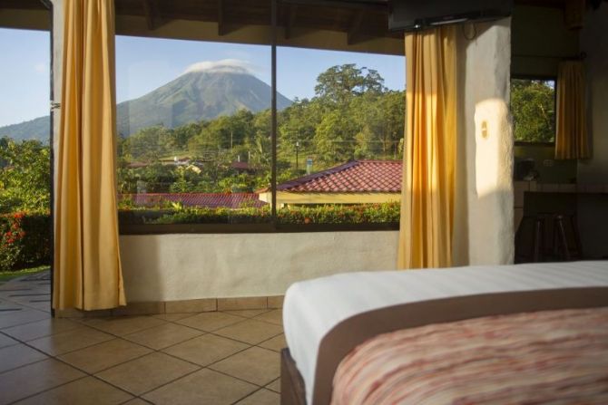 Deluxe Suite with a view of Arenal Volcano