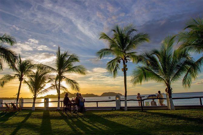 Sunset at Bahía del Sol Beach Front Boutique Hotel