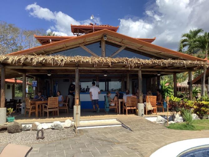 Bar area at Casa Caletas Boutique Hotel