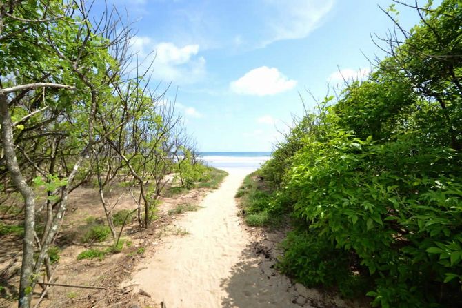 Beach access for the best surf at Hotel Bula Bula