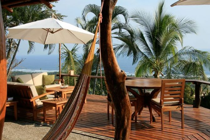 Rancho patio at Cristal Azul