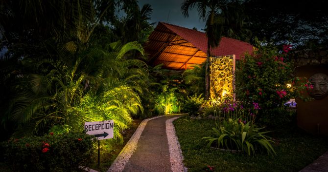 Front desk nature path