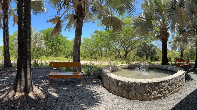One of the many resting areas at the Westin Reserva Conchal