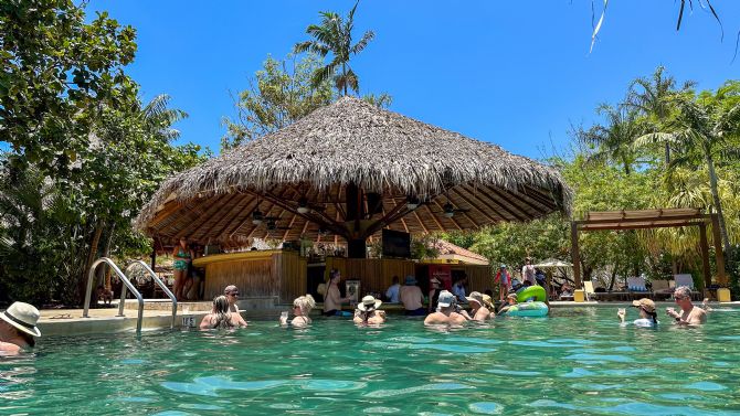 Pool bar at the Westin Reserva Conchal