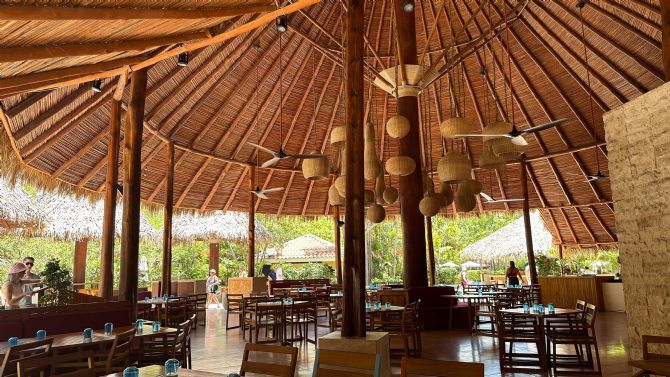 The main lunch restaurant at the Westin Reserva Conchal