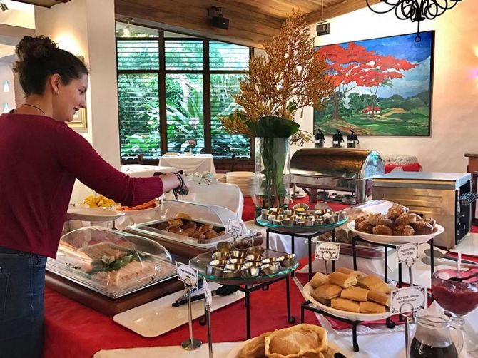 Breakfast Buffet at Hotel Bougainvillea