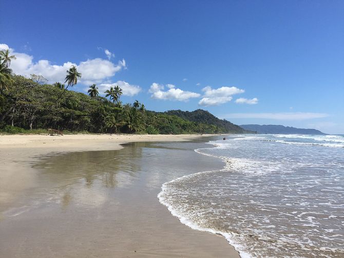 Beach in front of Hotel El Jardin