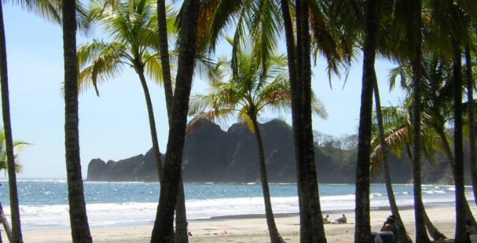 Beach near Hotel Sámara Beach