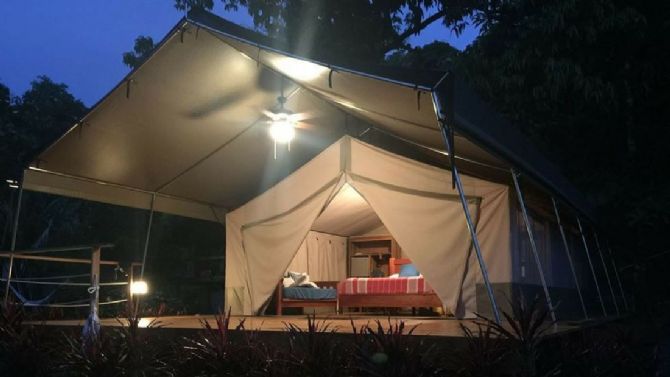 Tent at Isla Chiquita Glamping