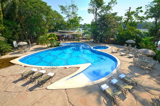 Pachira Lodge Turtle Shaped Pool