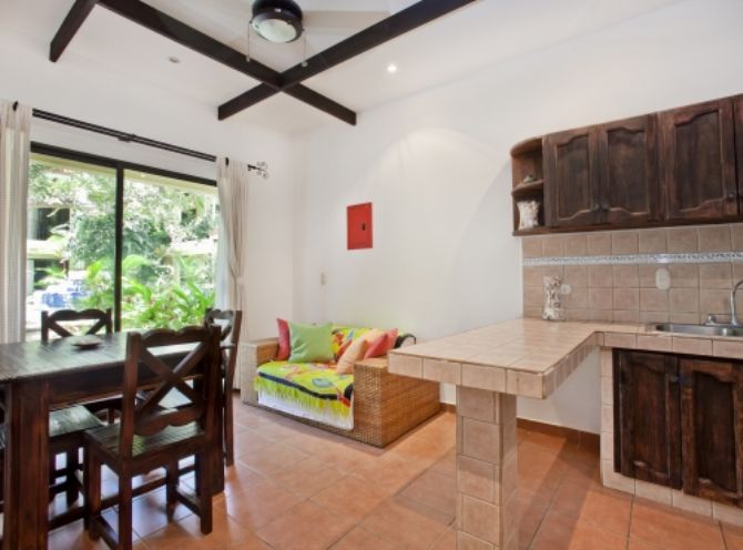 Suite Living Room at Playa Grande Park Hotel and Villas