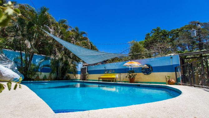 Refreshing pool at Hostal La Posada