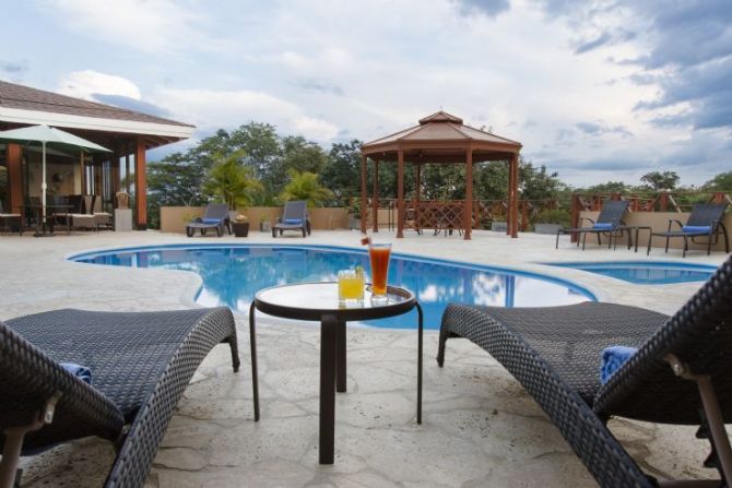 Relax at Rancho Humo's Beautiful Pool