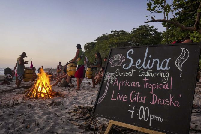 Beach Party at Selina Santa Teresa North