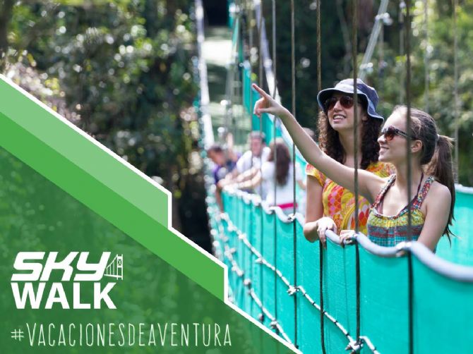 Sky Walk hanging bridge in Monteverde