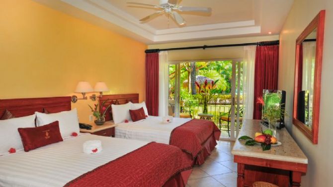 Lagoon pool view room at Hotel Tamarindo Diria Beach Resort
