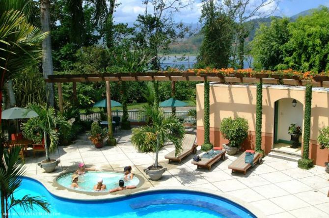 Beautiful pool and outside view at Casa Turire