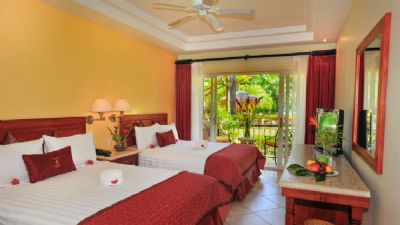 Lagoon pool view room at Hotel Tamarindo Diria Beach Resort